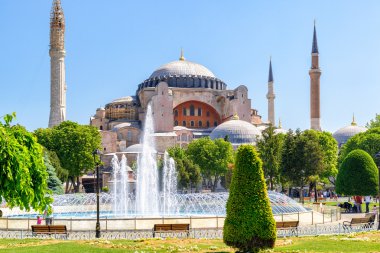 Ayasofya manzarasına istanbul'da Ayasofya