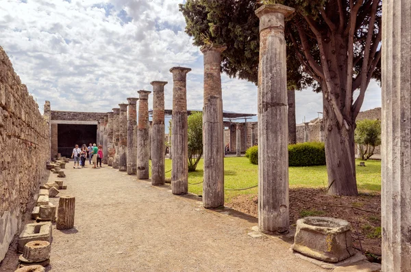 Ruiny Pompejów, Włochy — Zdjęcie stockowe