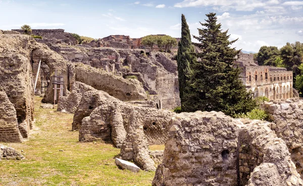 Ruiny Pompejów, Włochy — Zdjęcie stockowe