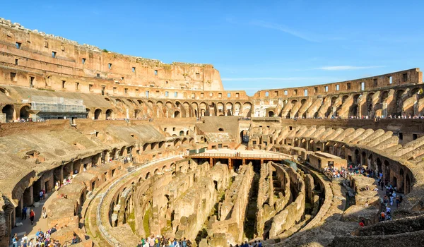 Inside of Colosseum (Coliseum) in Rome, Italy — Stock Photo, Image