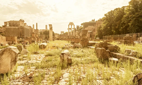 Římské fórum v Římě — Stock fotografie