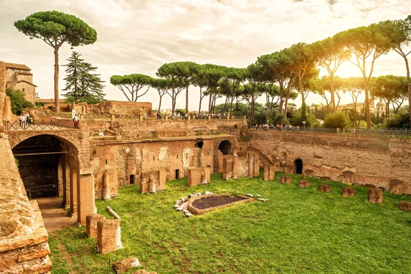 The ruins of the stadium of Domitian in Rome — Stock Photo, Image