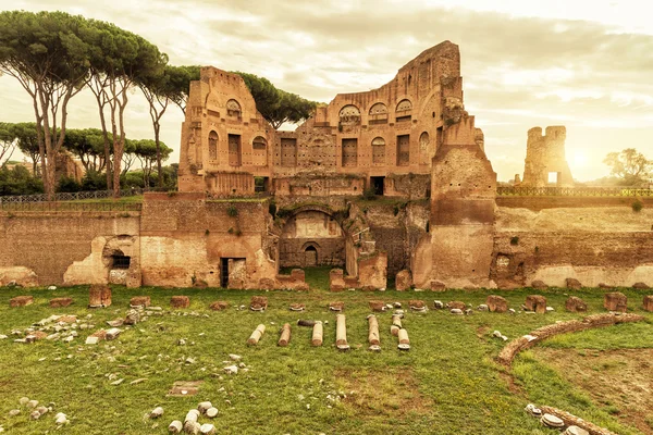 Ruiny stadion Domicjana w Rzymie — Zdjęcie stockowe