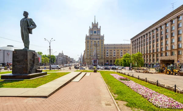 Praça do triunfo (Triumfalnaya Ploshchad) em Moscou — Fotografia de Stock