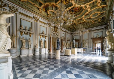 One of the halls of the Capitoline Museum in Rome