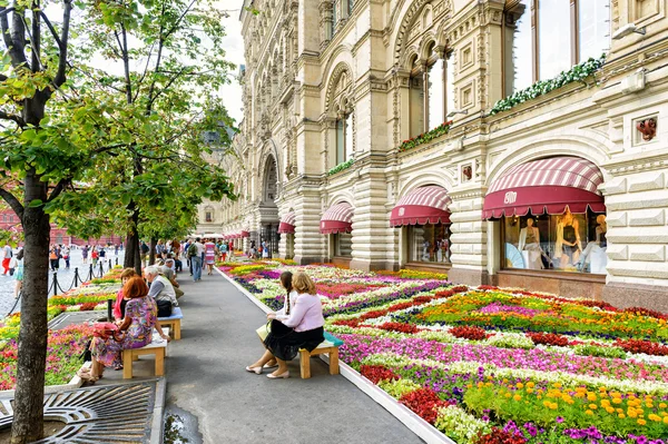 Flower Festival near GUM on the Red Square, Moscow