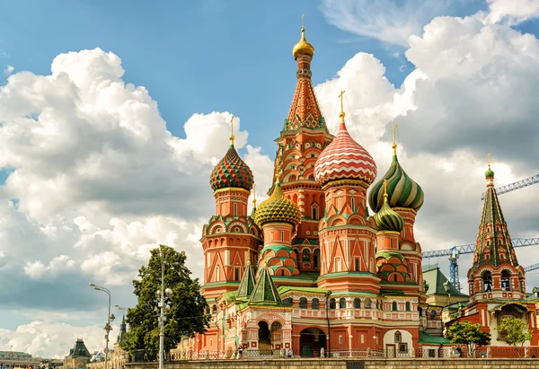 Санкт-Петербург Собор Василия Блаженного, Москва, Россия — стоковое фото