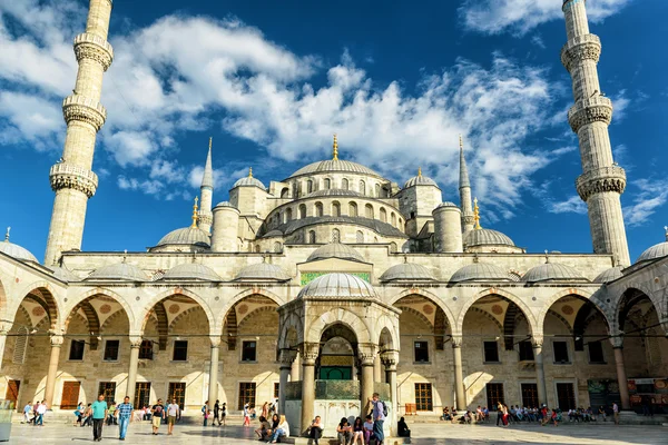 蓝色清真寺 (sultanahmet 清真寺），伊斯坦布尔土耳其 — 图库照片