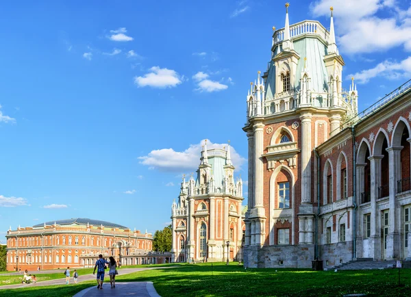 The grand palace of queen Catherine the Great in Tsaritsyno, Mos — Stock Photo, Image