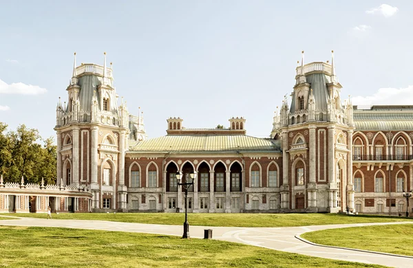 Istana agung Catherine Agung di Tsaritsyno, Moskow — Stok Foto