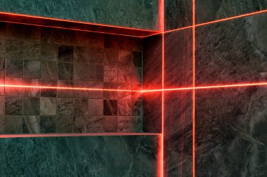 Banyo yenileme sırasında lazer ölçüm