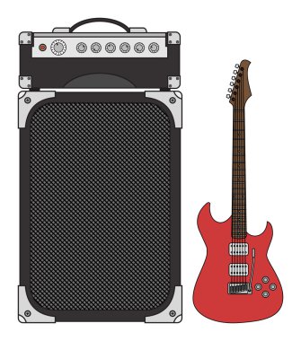 Elektro gitar ve yükseltici