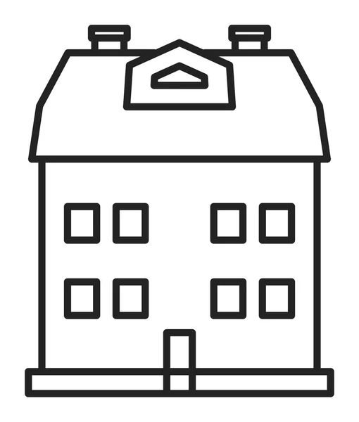 Міський будинок значок — стоковий вектор
