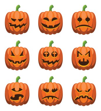 Halloween pumpkins ayarla