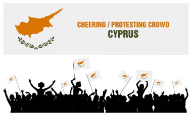 Tezahürat veya kalabalık Kıbrıs protesto