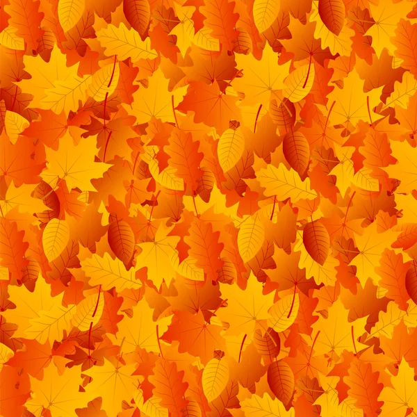 Autumn Leaves Background — Stock Vector