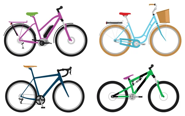 Bicicletas — Vetor de Stock