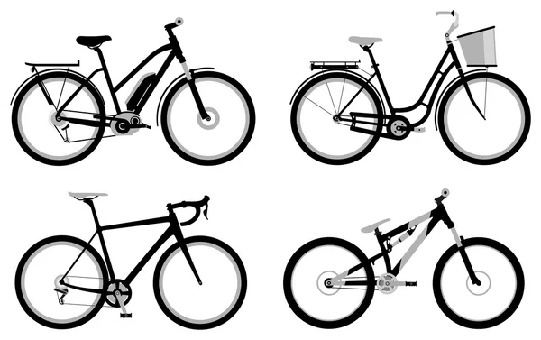 Bicicletas — Archivo Imágenes Vectoriales