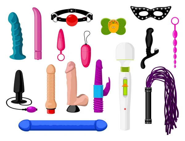 Sexuální hračky — Stockový vektor