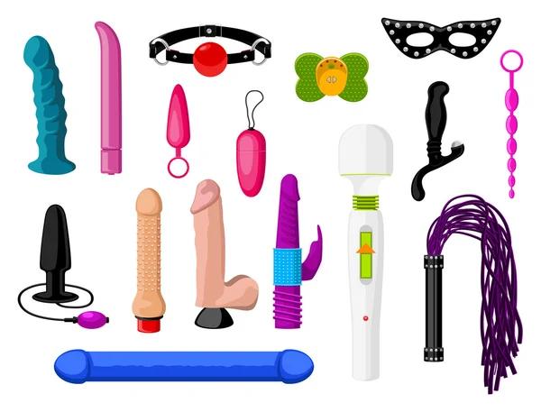 Sex Toys — Stock Vector