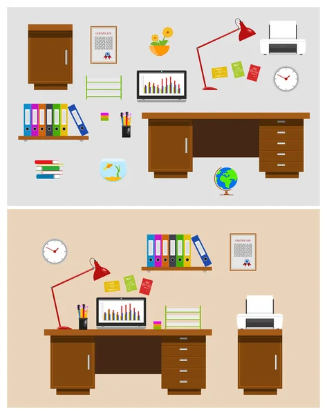 Office Space — Stock Vector