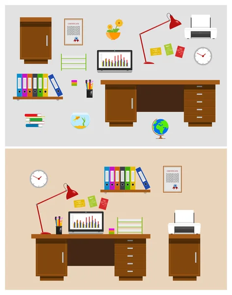 Espacio de oficina — Archivo Imágenes Vectoriales