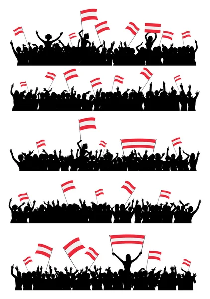 Tezahürat veya kalabalık Avusturya protesto