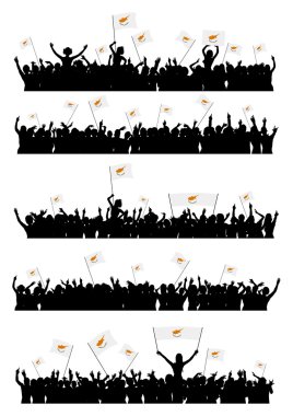 Tezahürat veya kalabalık Kıbrıs protesto