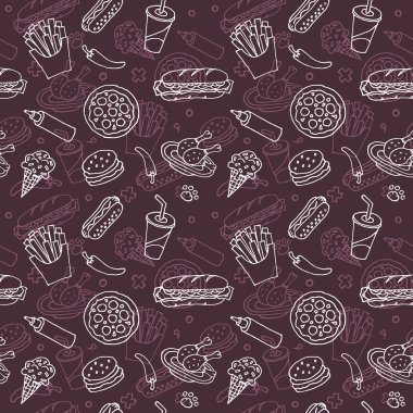 fast-food sorunsuz desen