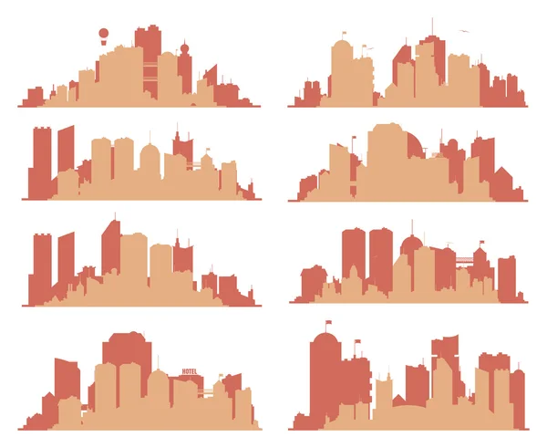 Skylines della grande città — Vettoriale Stock