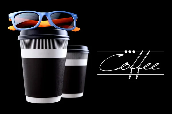 Papírový šálek kávy nebo čaje — Stock fotografie