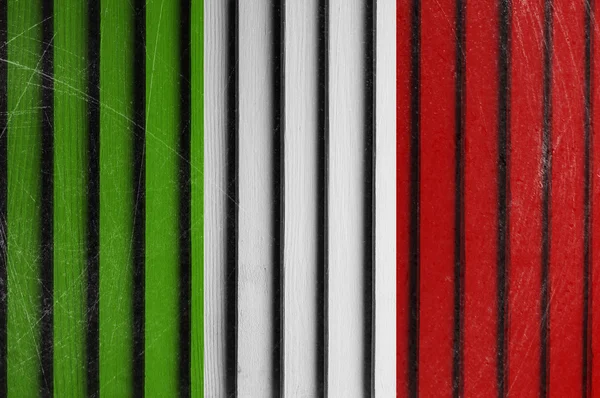 Materiële kunst Italië vlag achtergrondkleur — Stockfoto
