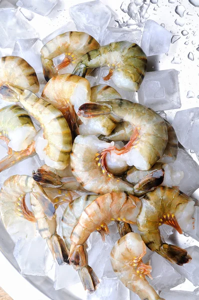 Crevettes crues fraîches — Photo
