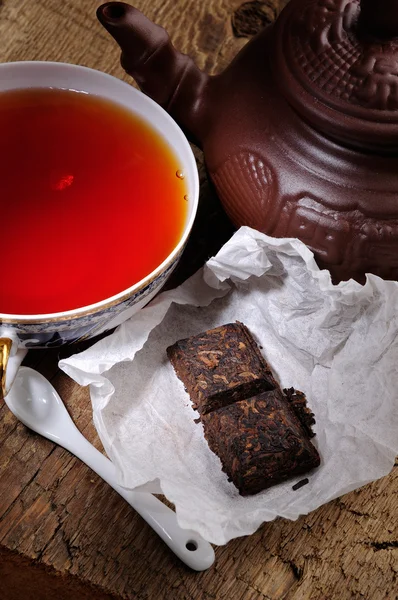 Elite puer tea from china — Stock Photo, Image