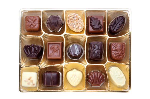 Various chocolate candies — Stock Photo, Image