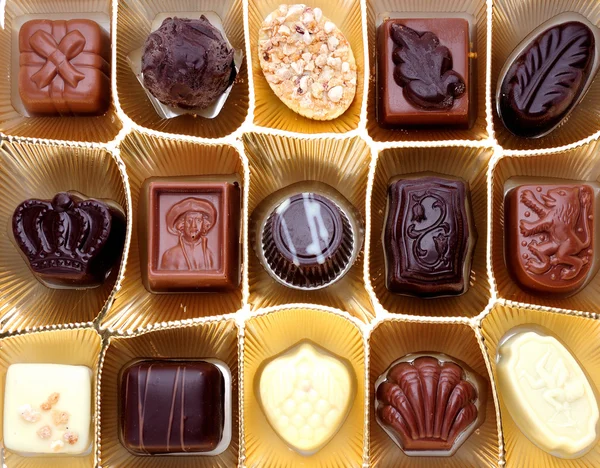 Various chocolate candies — Stock Photo, Image