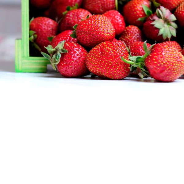 Organic natural strawberry — Zdjęcie stockowe