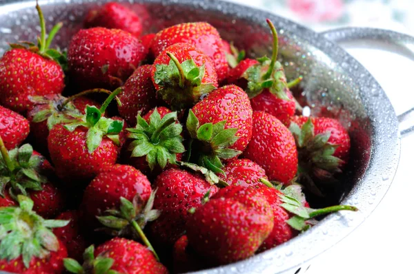 Organic natural strawberry — Stock Photo, Image