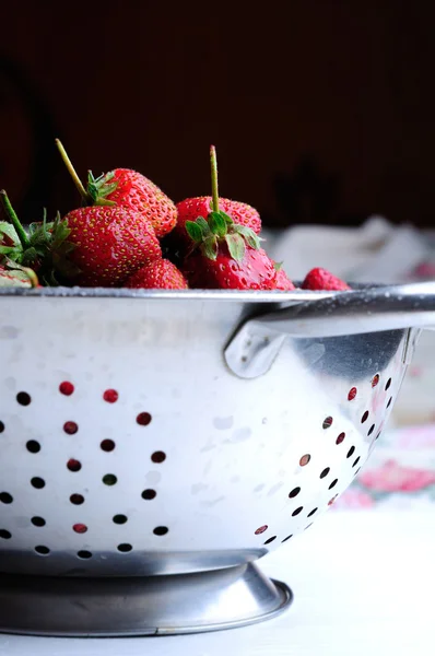 Organic natural strawberry — Stock Photo, Image