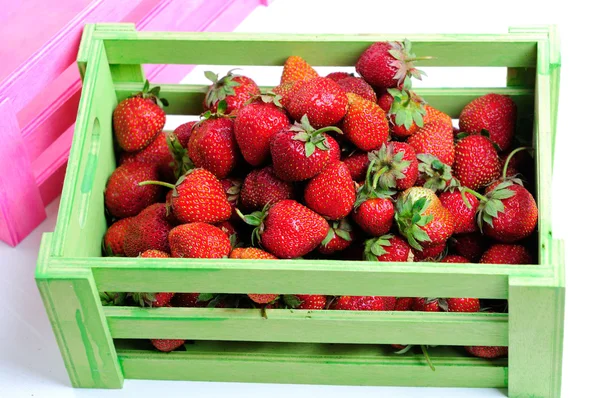 Organic natural strawberry — Stockfoto