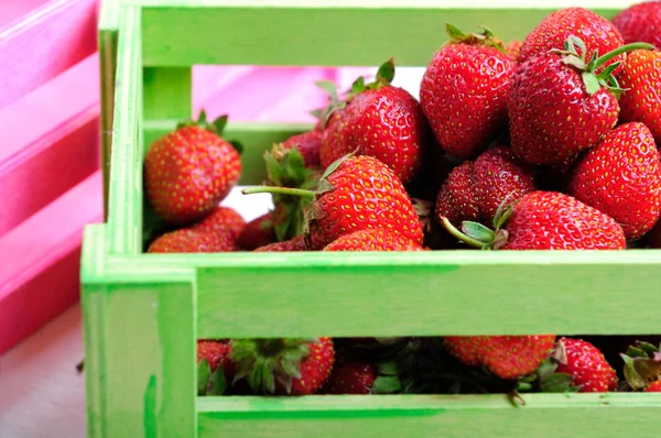 Organic natural strawberry — Zdjęcie stockowe