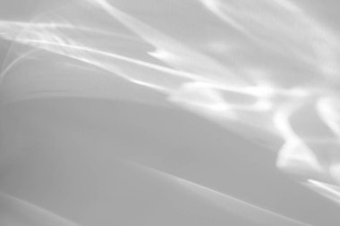 Beyaz bir duvarda gölge ve ışık yakıcı etkisi