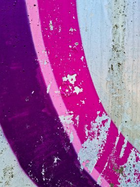 Renkli, dağınık, kentsel duvar dokusunu kapat