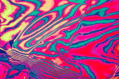 neon renkli psikedelik floresan çizgili zebra desenli arka plan