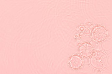 pink transparent clear water surface texture summer background clipart