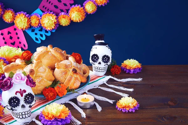 De dödas dag, Dia De Los Muertos firande Bakgrund — Stockfoto