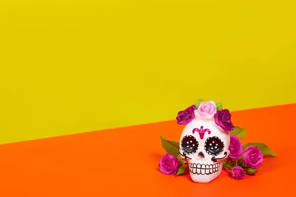 Tag der Toten, Dia De Los Muertos Feier Hintergrund — Stockfoto