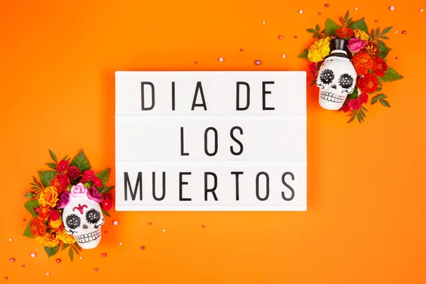 死者の日, Dia De Los Muertosお祝いの背景 — ストック写真