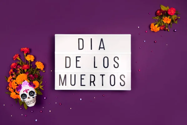 De dödas dag, Dia De Los Muertos firande Bakgrund — Stockfoto