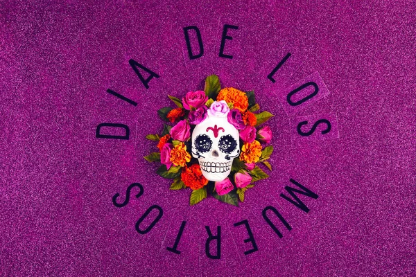 De dödas dag, Dia De Los Muertos firande Bakgrund — Stockfoto